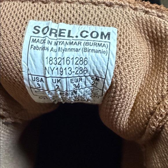 Sorel Youth Classic Out N About Brown and Black Outdoor Boots. Size 3 (big girl) - Picture 9 of 9